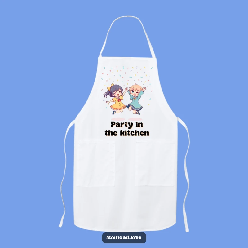 Funny Anime Dancing Apron: Cook Up Fun, Great Gift for Kitchen Party Hosts