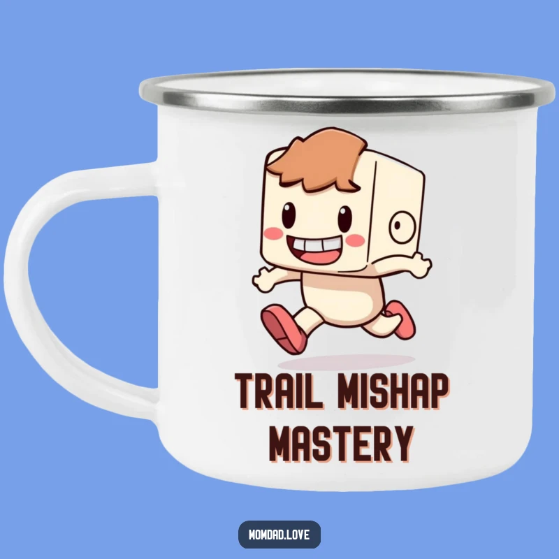 Funny Tripping Character Camping Mug: A Hilarious Companion for Adventures