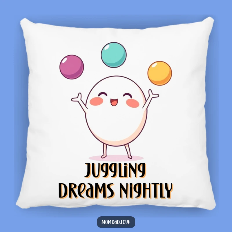 Cozy Funny Juggling Character Pillow: Comfort and Skill, a Hilarious Gift