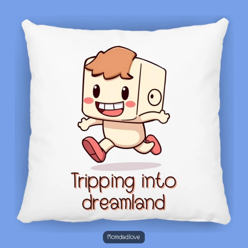 Cozy Funny Tripping Character Pillow: Comedic Comfort, a Hilarious Gift