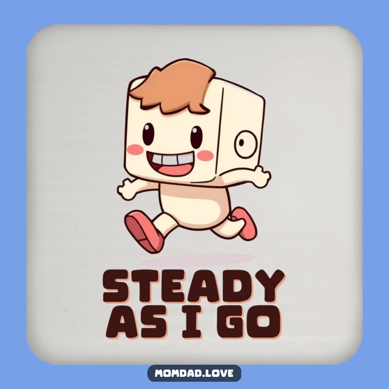 Funny Tripping Character Coasters: Protect Your Table, Add Hilarious Flair