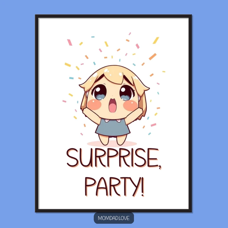 Funny Confetti Poster - Hilarious Art for Festive Spaces!