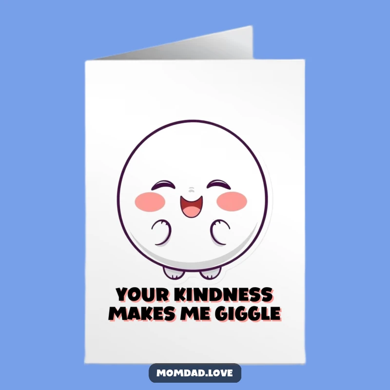 Free Printable Thank You Card: Giggling Gratitude, Funny & Sweet