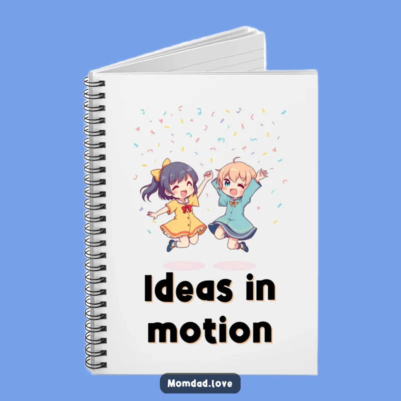 Funny Anime Dancing Notebook: Jot Down Ideas with Party Flair, Ideal Gift for Creatives