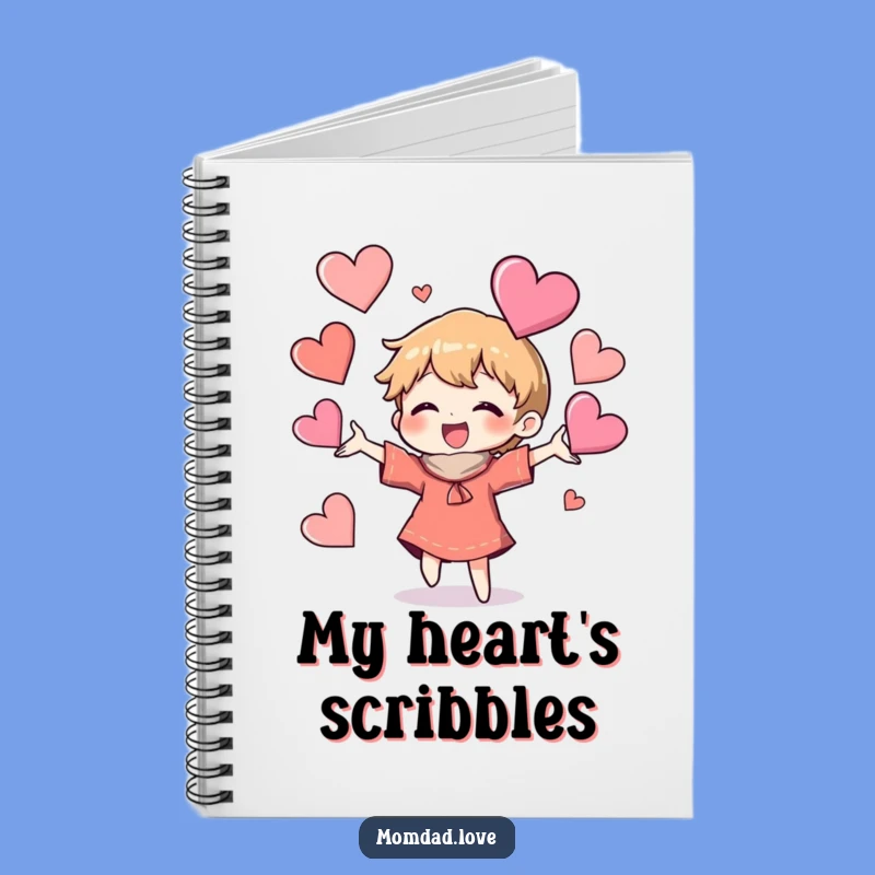 Funny Heart Juggler Notebook - Jot Down Your Thoughts with Humor