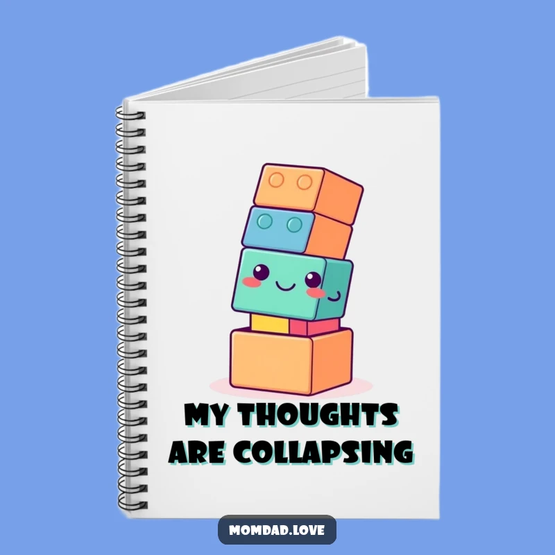 Funny Wobbly Notebook - Jot Down Ideas with a Smile