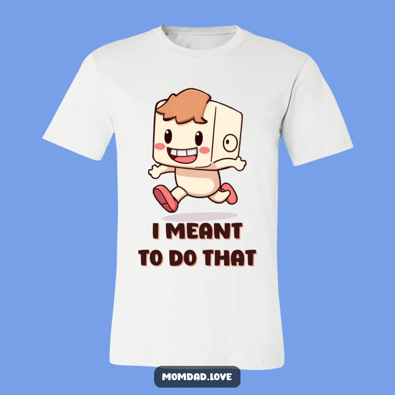 Funny Tripping Character T-Shirt: A Hilarious Stumble, Great for a Gag Gift