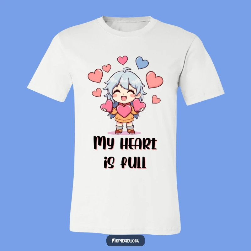 Funny Anime Juggling Hearts T-Shirt - Wear Your Heart with Style, Funny Gift.
