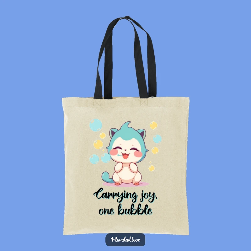 Funny Bubble Creature Tote Bag: Carry Your Essentials with Giggle-Worthy Style