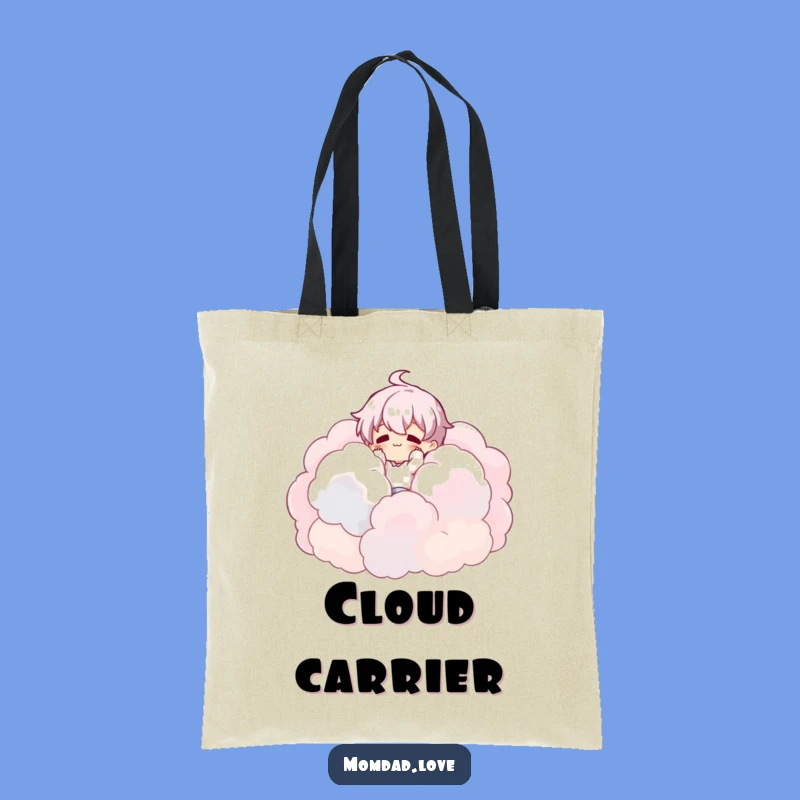 Funny Cloud Tumbler Tote Bag - Carry Your Dreams with Ease